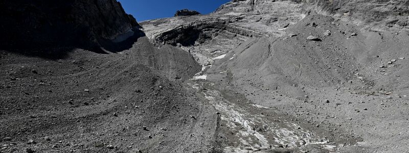 Was vom Watzmanngletscher übrig ist im Jahr 2025. - Foto: Angelika Warmuth/dpa