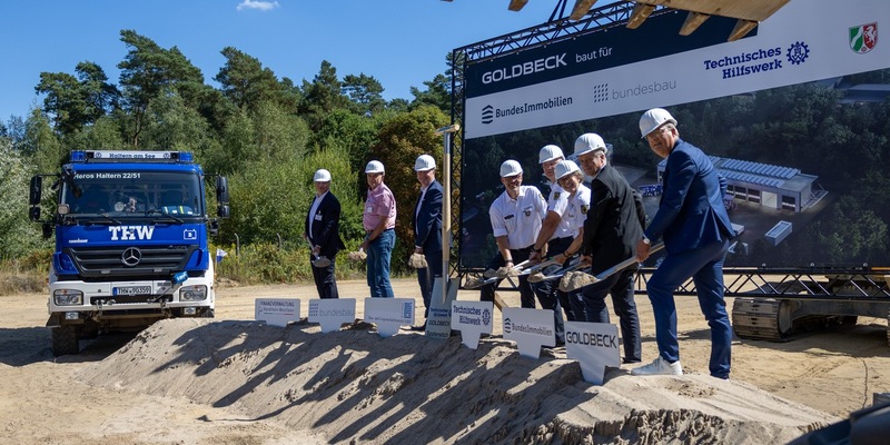 THW NRW: Spatenstich für THW-Neubau in Haltern am See - Foto: presseportal.de
