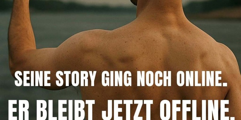 POL-NE: Schockbild warnt vor dem Baden im Rhein - Foto: presseportal.de