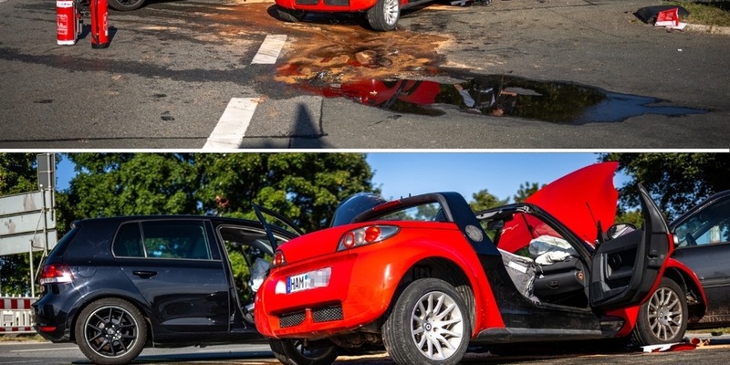 FW Ense: Verkehrsunfall -MANV 1- B516 Bittinger Haarweg - Foto: presseportal.de