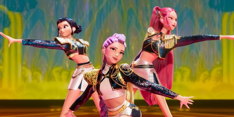 Im Netflix-Hit «KPop Demon Hunters» geht es um die Band Huntrix - hier von links nach rechts: Zoey, Rumi und Mira. - Foto: -/Netflix/dpa