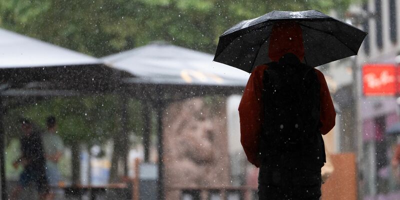 Im äußersten Süden kann es nass und gewittrig werden (Symbolbild)  - Foto: Markus Lenhardt/dpa