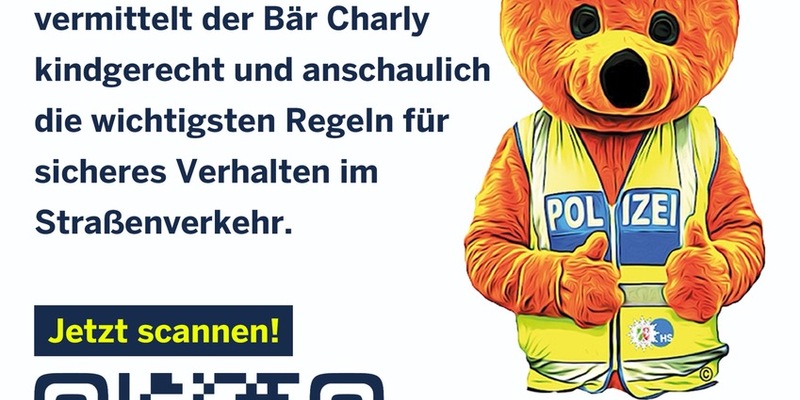 POL-HS: Verkehrserziehung mit Charly dem Bären - Foto: presseportal.de