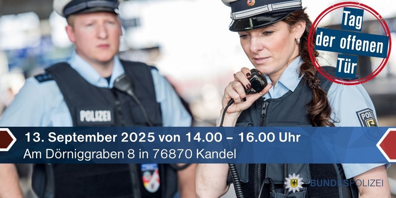 BPOL-KL: Tag der offenen Tür bei der Bundespolizei in Kandel - Foto: presseportal.de