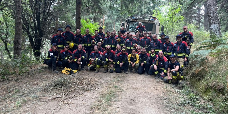 FW-BN: 3. Folgemeldung Feuerwehren aus Bonn, Düsseldorf, Leverkusen, Königswinter und Ratingen auf dem Weg zu Waldbrandeinsatz in Spanien - Foto: presseportal.de