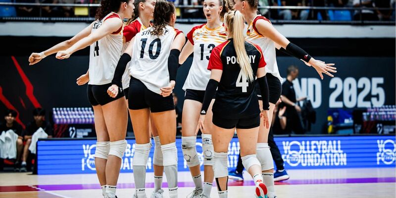 Die deutschen Frauen holten sich den zweiten Sieg. - Foto: ---/Deutscher Volleyball-Verband /dpa