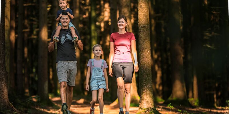 Wandern am HausruckRing - Foto: TourismusHausruckwald-Freund der Berge über pressetext.de