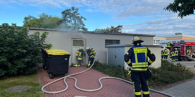 FW Celle: Feuer in einer Abstellraum - Foto: presseportal.de