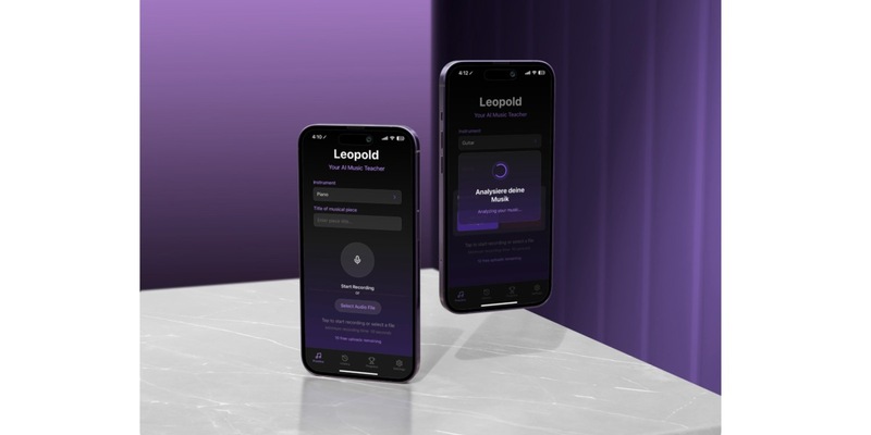 Weltneuheit: Die KI-App LEOPOLD unterstützt Amateurmusiker beim Üben: präzise Analysen, direktes Feedback und klare Hinweise machen das Einüben effizienter, motivierender und fördern Fortschritte - Foto: presseportal.de