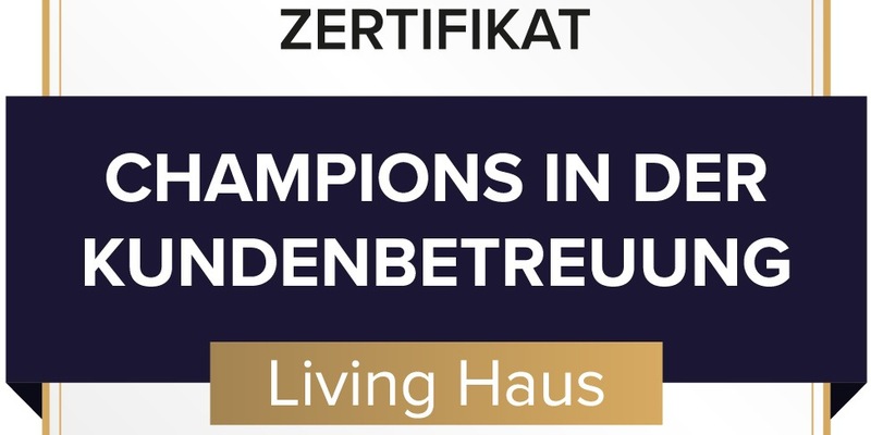 Living Haus ist Champion in der Kundenbetreuung 2025 / F.A.Z.-Institut kürt Living Haus für exzellente Service-Reputation - Foto: presseportal.de