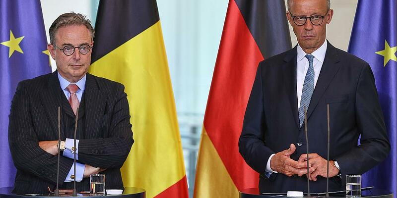Bart De Wever und Friedrich Merz am 26.08.2025 - Foto: über dts Nachrichtenagentur