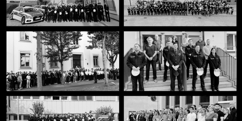 POL-PPRP: Schweigeminute für unseren in Völklingen getöteten Kollegen - Foto: presseportal.de