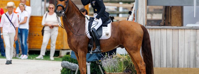  Katharina Hemmer überzeugte bei ihrem ersten EM-Ritt. - Foto: Stefan Lafrentz/Sportfotos Lafrentz/dpa