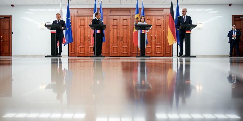 Die Regierung der kleinen Republik Moldau bekommt massive Unterstützung aus der Europäischen Union. - Foto: Kay Nietfeld/dpa