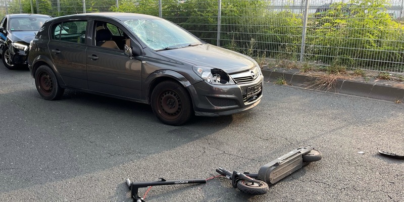 POL-HA: E-Scooter-Fahrer missachtet Vorfahrt und wird schwer verletzt - Foto: presseportal.de