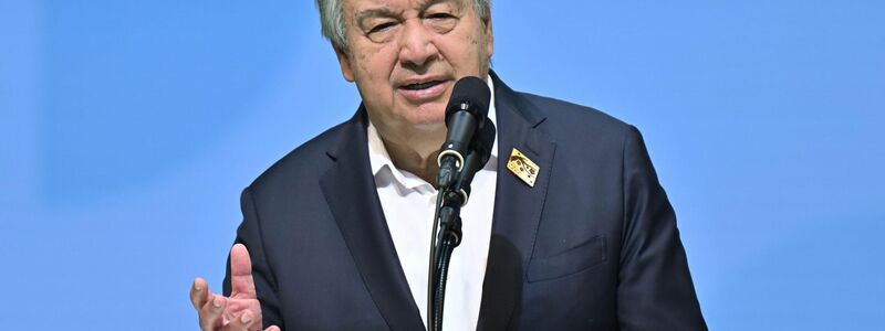 UN-Generalsekretär Guterres fordert eine Waffenruhe. (Archivbild) - Foto: --/kyodo/dpa