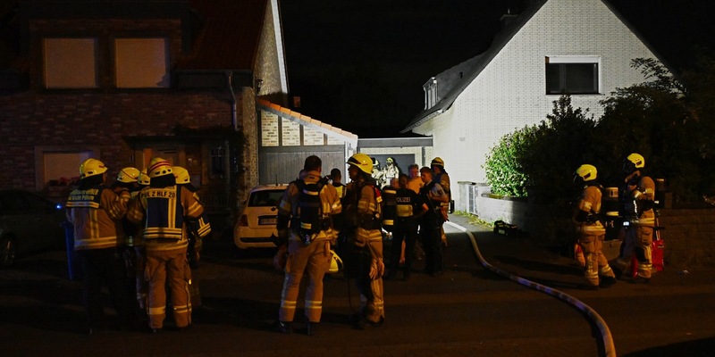 FW Pulheim: Geyen - Gasaustritt in Wohngebiet - Foto: presseportal.de