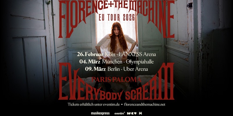 Florence + the Machine mit neuem Album Everybody Scream live in Deutschland! - Foto: presseportal.de