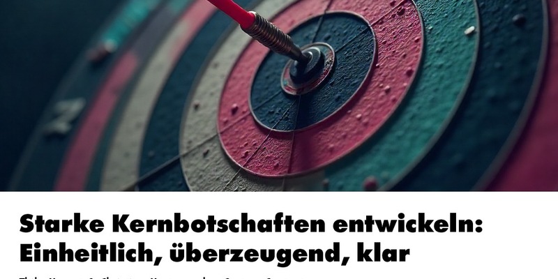 Kernbotschaften entwickeln: Einheitlich, überzeugend, klar / Ein Online-Seminar der news aktuell Academy - Foto: presseportal.de