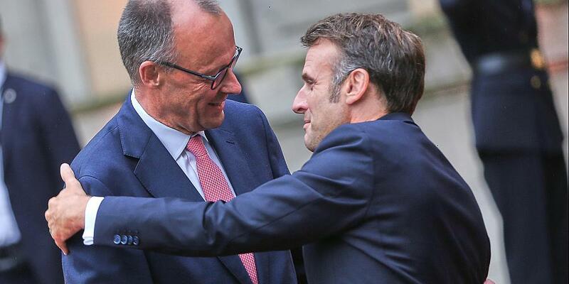 Friedrich Merz und Emmanuel Macron (Archiv) - Foto: über dts Nachrichtenagentur