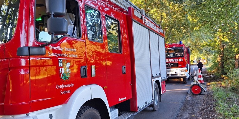 FW-ROW: Alarmübung des Zuges West: Einsatzübung und Stuckenborstel erfolgreich durchgeführt - Foto: presseportal.de