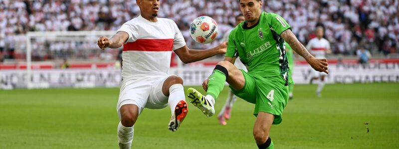 Am Ende obenauf: Maximilian Mittelstädt mit dem VfB - Foto: Marijan Murat/dpa