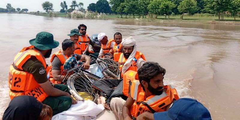 Die Monsunzeit bringt Pakistan erneut an die Belastungsgrenze. - Foto: Ppi/PPI via ZUMA Press Wire/dpa