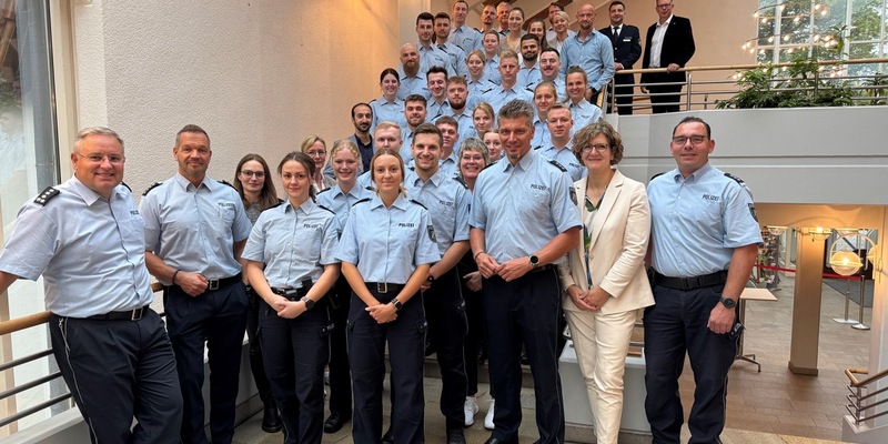 POL-SO: 28 neue Polizistinnen und Polizisten für die Kreispolizeibehörde Soest - Foto: presseportal.de