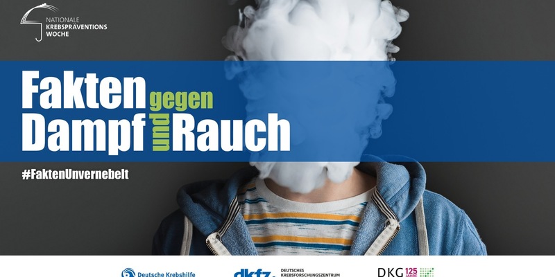 Rauchen und Dampfen: Deutsches Krebsforschungszentrum, Deutsche Krebshilfe und Deutsche Krebsgesellschaft fordern strengere Regeln - Foto: presseportal.de