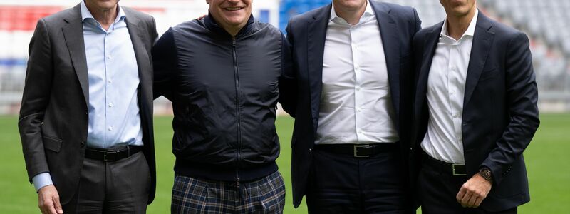 In dieser Form ist die Führung des FC Bayern nicht mehr lange zusammen, Michael Diederich (r.) verlässt den Club bald. - Foto: Sven Hoppe/dpa