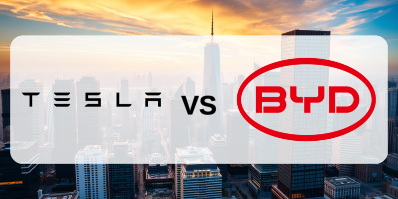 Tesla- vs. BYD-Aktie: Wer führt das E-Auto-Rennen an? - Foto: über boerse-global.de