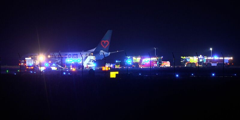 Die Passagiere sind unverletzt. - Foto: tv7news.de/dpa