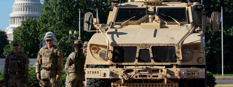 Soldaten im Stadtbild: In Washington ist das zum Alltag geworden (Archivbild). - Foto: Jose Luis Magana/FR159526 AP/AP/dpa