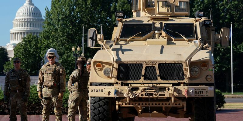 Die Nationalgarde patrouilliert in der US-Hauptstadt. (Archvivbild) - Foto: Jose Luis Magana/FR159526 AP/AP/dpa