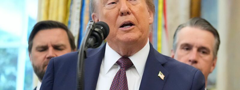 «Ich bin kein Diktator», sagt Trump über sich selbst. (Archivfoto)  - Foto: Mark Schiefelbein/AP/dpa