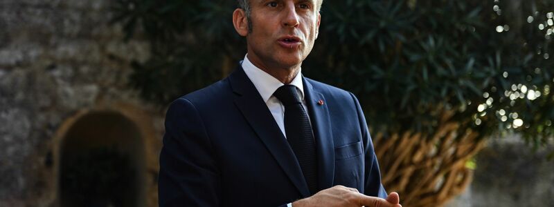 Frankreichs Präsident Macron will einen Staat Palästina anerkennen - zum Ärger der israelischen Regierung (Archivbild)  - Foto: Philippe Magoni/AP Pool/dpa