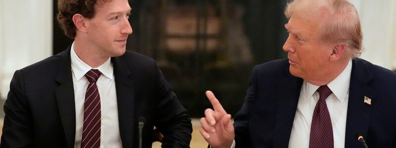 Zuckerberg dürfte sich auch Unterstützung von US-Präsident Donald Trump erhoffen. (Archivbild) - Foto: Alex Brandon/AP/dpa