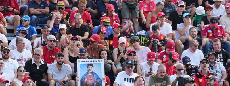 Monza ist immer ein Fest für die Tifosi. - Foto: Antonio Calanni/AP/dpa