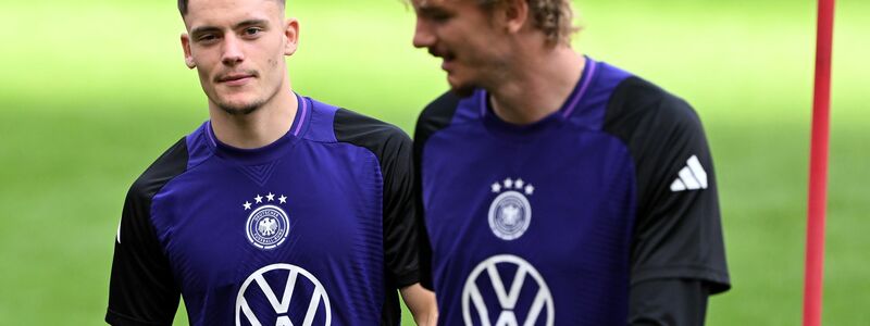 Florian Wirtz (l) und Nick Woltemade: Zündet das Offensivduo in Köln? - Foto: Federico Gambarini/dpa