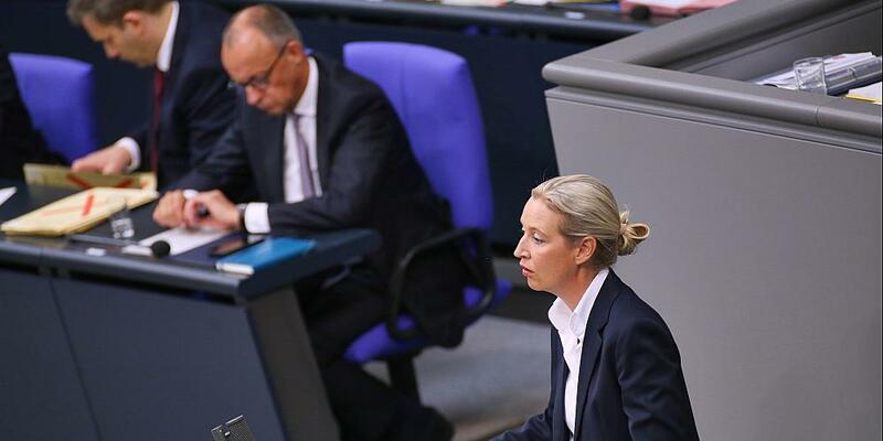 Klingbeil, Merz und Weidel (Archiv) - Foto: über dts Nachrichtenagentur