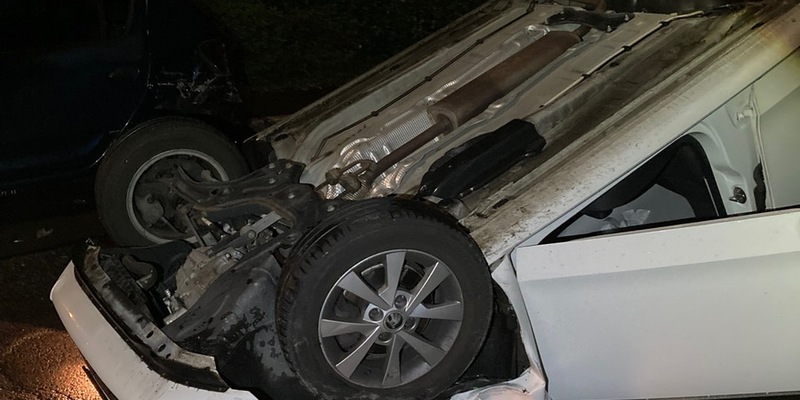 POL-GM: Mit gestohlenem Auto überschlagen - Foto: presseportal.de