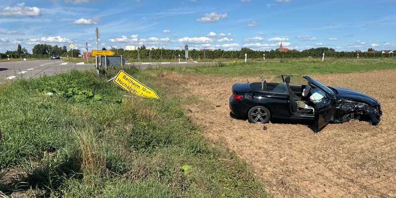 POL-PDLD: Verkehrsunfall aufgrund von missachtetem Stoppschild - Foto: presseportal.de