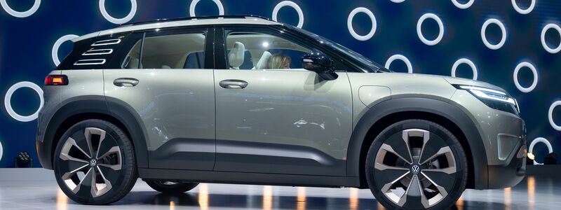 Auch der VW ID. Cross wir vorerst nur als Studie gezeigt. - Foto: Sven Hoppe/dpa