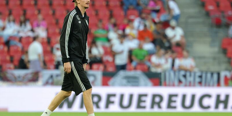 Nick Woltemade bleibt als Angreifer in der deutschen Startelf. - Foto: Rolf Vennenbernd/dpa