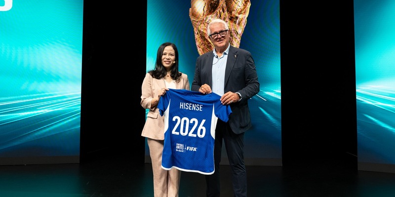 Hisense kündigt drittes FIFA World Cup-Sponsoring an und präsentiert RGB-MiniLED-Technologie - Foto: presseportal.de