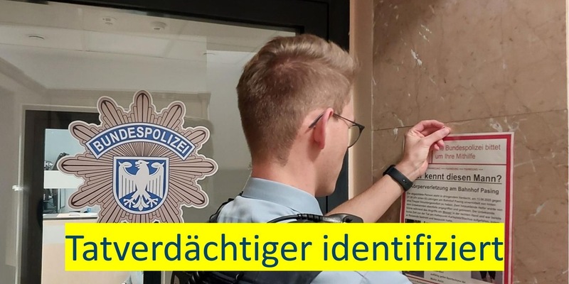 Bundespolizeidirektion München: Öffentlichkeitsfahndung erfolgreich - Veröffentlichte Bilder bitte löschen - Foto: presseportal.de