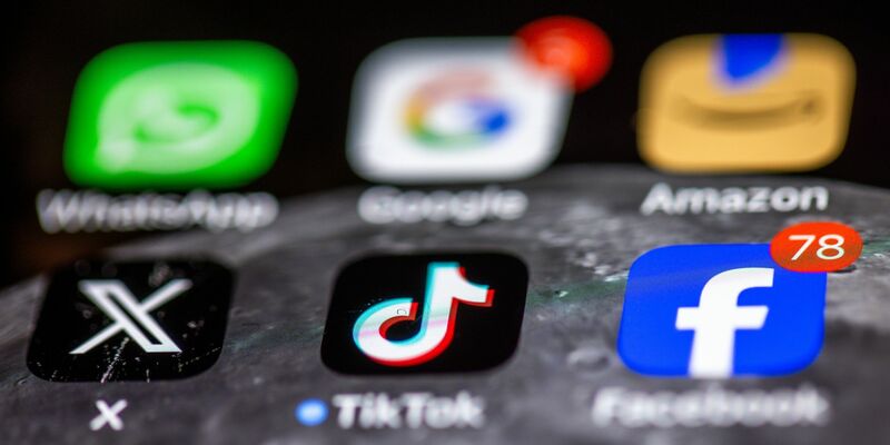 Social Media sind die dominante Freizeitbeschäftigung vieler Kinder und Jugendlicher, doch laut Ifo-Umfrage sind TikTok und Co. einer großen Mehrheit in Deutschland suspekt. (Symbolbild) - Foto: Jens Büttner/dpa