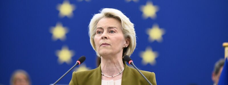 Parlament, Rat und Kommission müssten ihrer Verantwortung gerecht werden, sagt EU-Kommissionspräsidentin Ursula von der Leyen.  - Foto: Pascal Bastien/AP/dpa