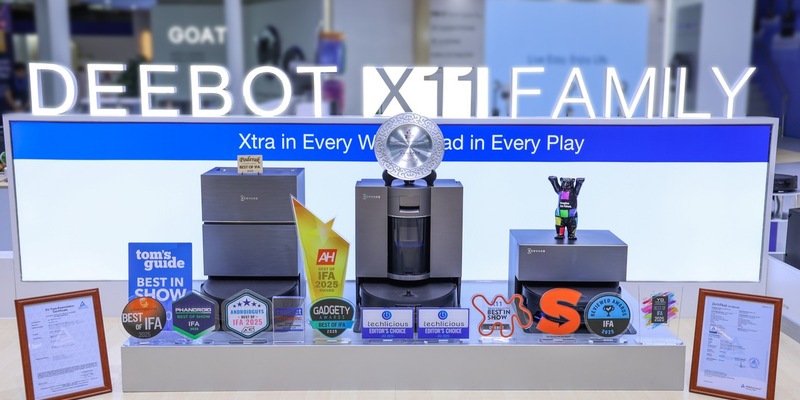 IFA 2025 / DEEBOT X11 von ECOVACS gewinnt internationalen Innovationspreis / Von Best of IFA 2025 bis Editor's Choice - internationale Fachmedien würdigen die technologische Spitzenleistung - Foto: presseportal.de