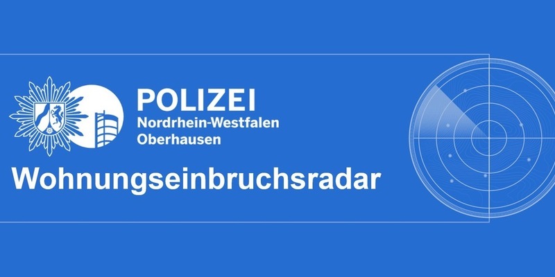 POL-OB: Wohnungseinbruchsradar in Oberhausen - Foto: presseportal.de